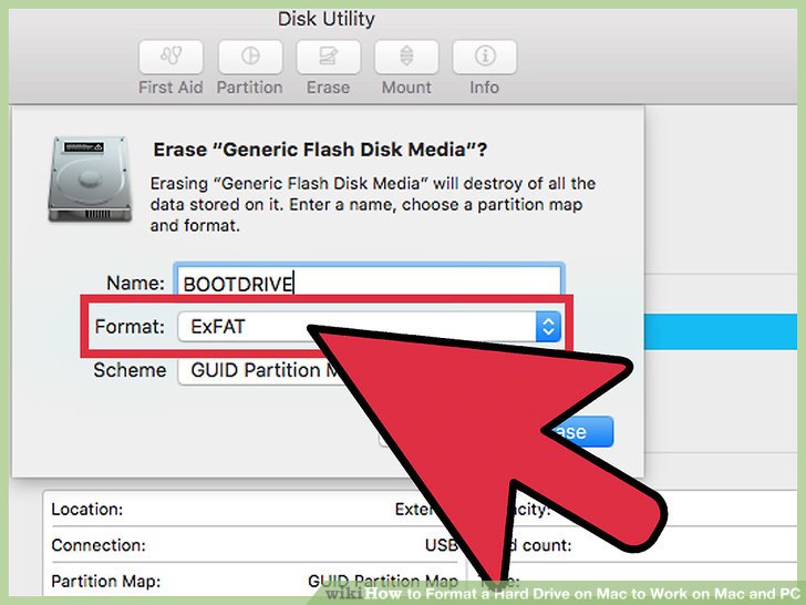how to format a drive for mac and pc compatibility 2017